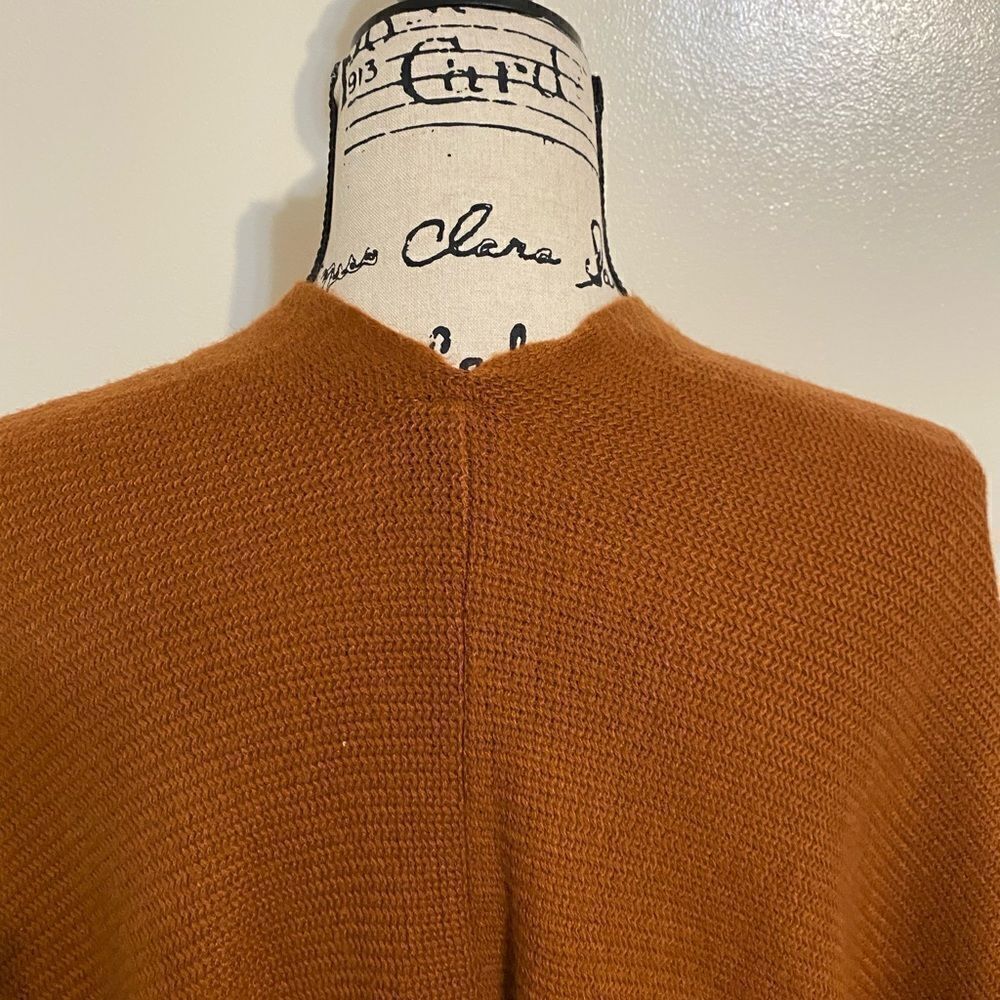 OSFM Multi Fall Color Wrap Sweater With Pockets One Size - Picture 7 of 8